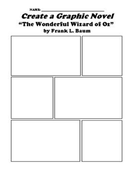 The Wonderful Wizard Of Oz By Frank L Baum Graphic Novel Worksheet