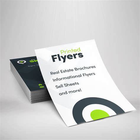 Flyer printing and pricing options - Sign Pad