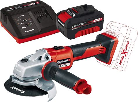 Einhell Akku Winkelschleifer AXXIO Power X Change 18 V Li Ion Ohne