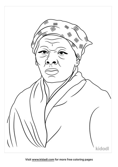 Free Harriet Tubman Coloring Page Coloring Page Printables Kidadl