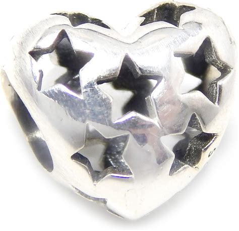 Amazon Icyrose Solid Sterling Silver Heart With Star Cutouts