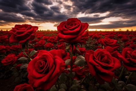 Hermosas Rosas Al Aire Libre Foto Gratis