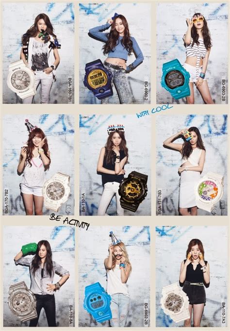 Snsd Overload Snsd On Casio S Baby G Th Anniversary Ads