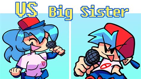 Friday Night Funkin Vs Big Sis Full Week Cutscenes Fnf Modhard Bf Sister Youtube