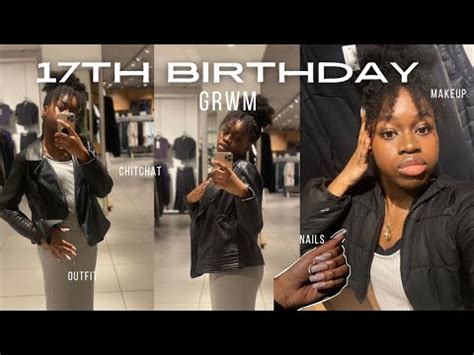 GRWM For My 17th BIRTHDAY Makeup Outfit Nails YouTube