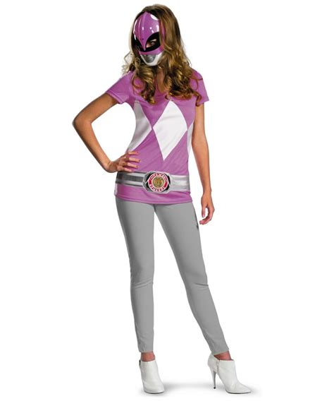 Power Ranger Pink Adult Costume - Women Superhero Costumes