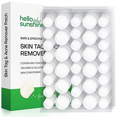 Skin Tag and Acne Remover Patches 108 Pcs Tags Dries and Fall Away Natural Ingredients Improved ...