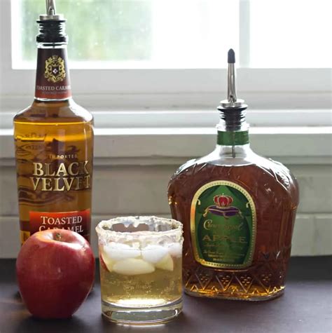 Crown Royal Apple Salted Caramel Whiskey Drink Homemade Food Junkie