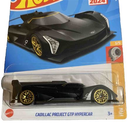 Hot Wheels Hw Turbo Cadillac Project Gtp Hypercar Black Ebay