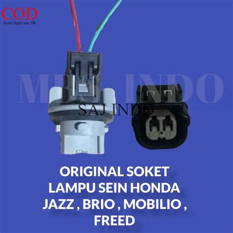 Jual SOKET FITING LAMPU SEIN SNJA HONDA JAZZ BRIO MOBILIO FREED