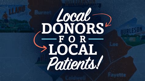 Local Donors For Local Patients - We Are Blood