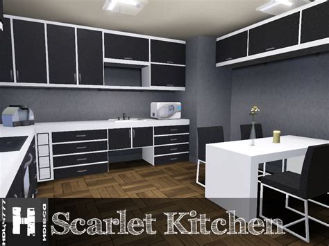 Mod The Sims Scarlet Kitchen 11122011 Updated