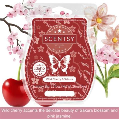 Wild Cherry And Sakura Scentsy Bar