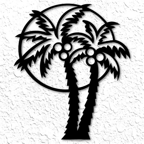 Palm Tree Wall Stencils