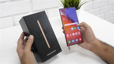 Samsung Galaxy Note 20 Ultra Unboxing Overview Indian Unit Mystic