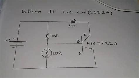 Circuito Detector De Luz Diagrama Y Explicacion Facil Youtube