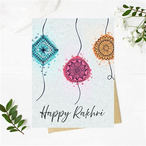 Rakhri Cards Raksha Bandhan Cards Rakhri Gift Rakhi Cards Indian Cards