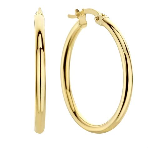 Beloro La Rinascente Chiara Karat Hoop Earrings Gold Orecchini A