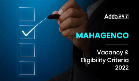 Mahagenco Vacancy And Eligibility Criteria