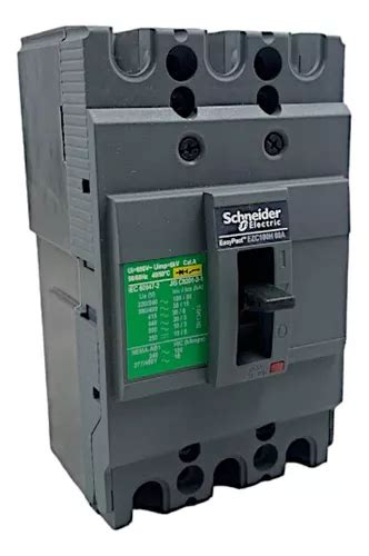 Disjuntor Caixa Moldada Schneider Ezc100h3060 60a 415v 30ka