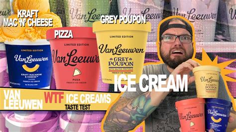 Wtf Flavors Of Van Leeuwen Ice Cream Kraft Mac N Cheese Pizza Grey