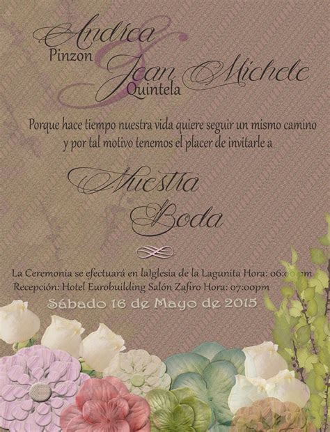 Invitación De Boda Rustica And Vintage Fondo Marrón Invitaciones Boda Rústica Vintage