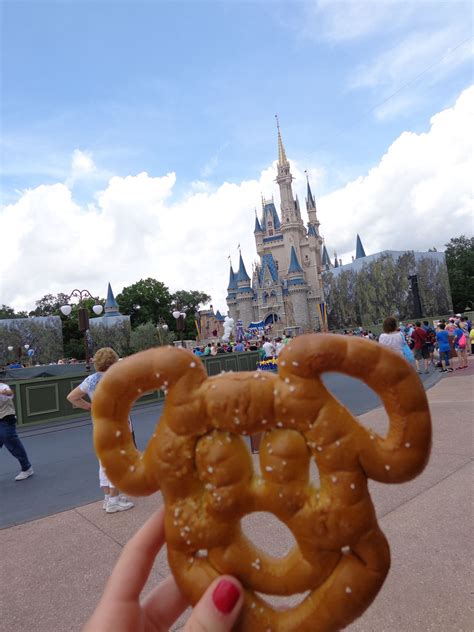 Mickey pretzel in the Magic Kingdom at Walt Disney World! Disney Food ...