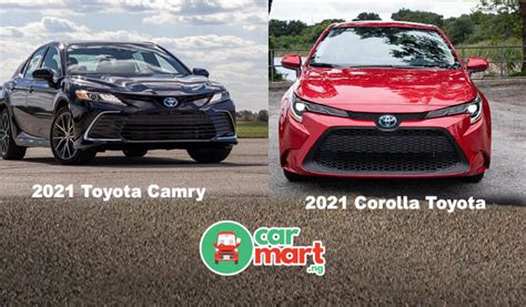 Toyota Camry Vs Toyota Corolla Carmart Comparison