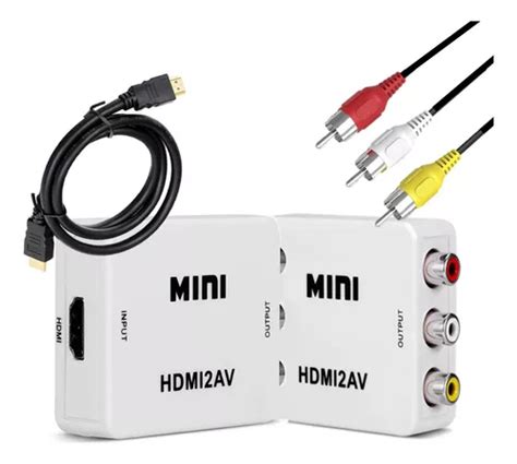 Adaptador Para Tv Antiga De Tubo Hdmi Para Av Kit Completo Mercadolivre