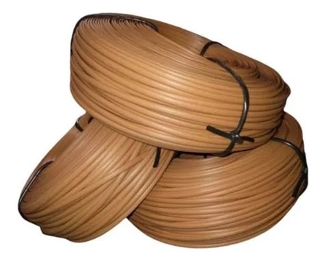 3kg Fibra Junco Sintético 3 Rolos De 1kg Meia Cana 6mm