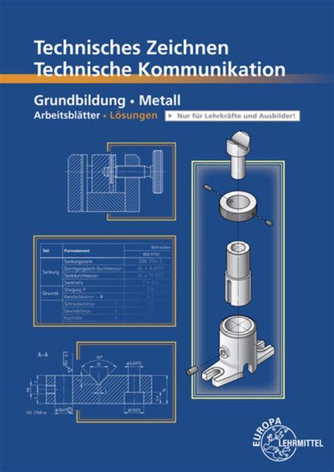 Lös Arbeitsblätter Technisches Zeichnen Metall Bauberuf