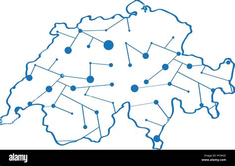 Vector De Mapa De Suiza Im Genes Vectoriales De Stock P Gina Alamy