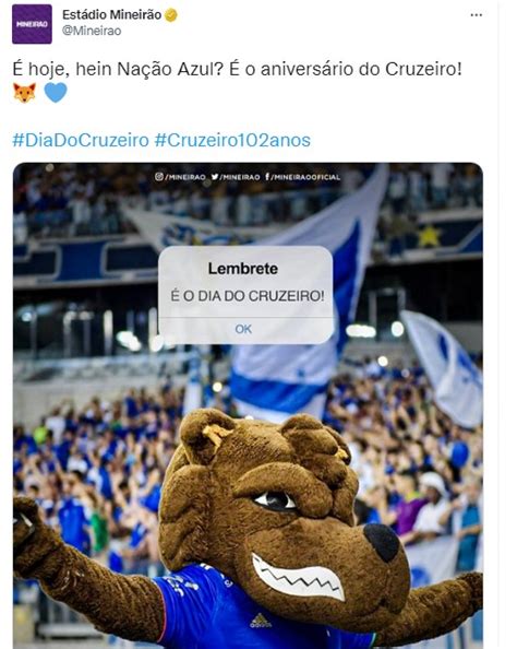 Cruzeiro Completa Anos De Funda O Veja As Homenagens Gazeta