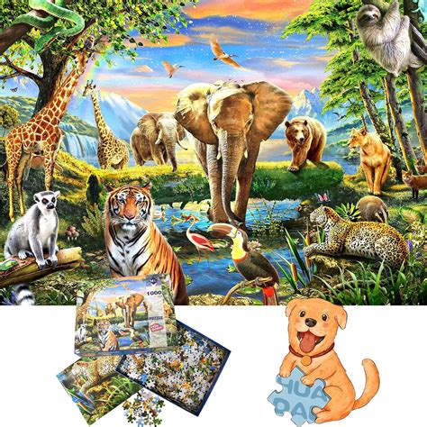 HUADADA Puzzle 1000 Teile Puzzle für Erwachsene Impossible Puzzle