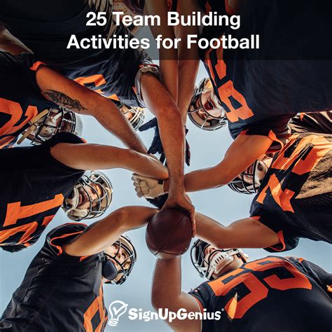 25 Team Building Activities for Football | Team building activities ...