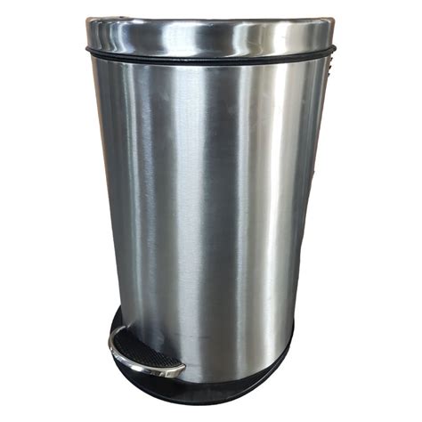 Silver Litre Stainless Steel Pedal Dustbin Material Grade Ss