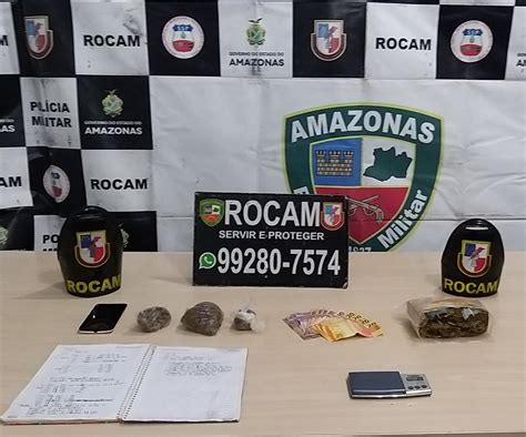 Polícia Militar detém suspeito drogas no Alfredo Nascimento SSP