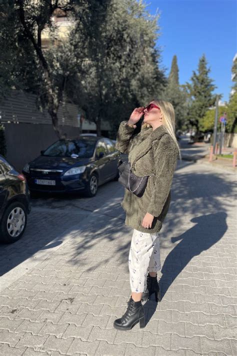 Khaki Teddy Coat Fur Flashing Diaries