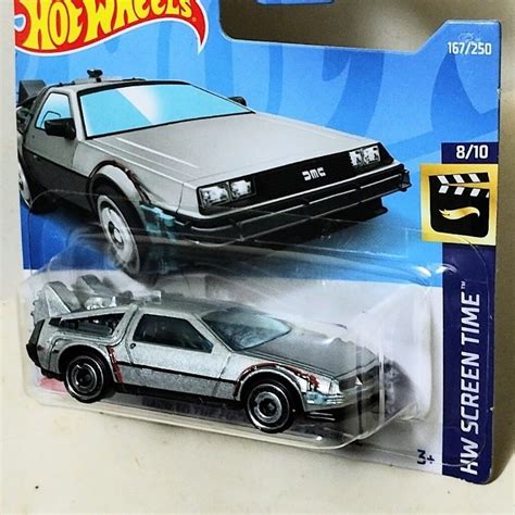 Hot Wheels Back Future Time Machine Screen Time Shopee Brasil