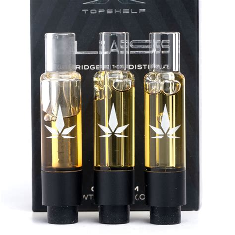 Buy Top Shelf Glass Cartridges Mix And Match 3 X 1g Herbandpot Cannabis E Commerce