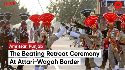 Watch Mesmerising Beating Retreat Ceremony At Attari Wagah Border