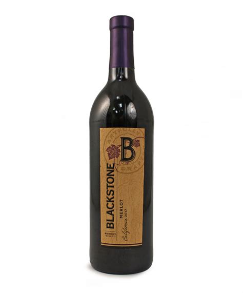 Blackstone Merlot California 750ml Triphammer Wines And Spirits