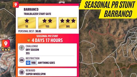 Forza Horizon 5 Trail Blazer Barranco S2 Class ANYTHING GOES