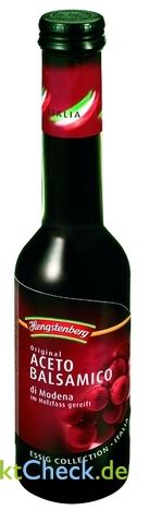 Hengstenberg Original Aceto Balsamico Di Modena S Ure Preis