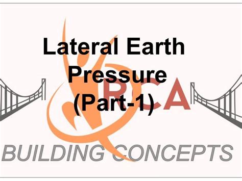 Lateral Earth Pressure Part 1 Youtube