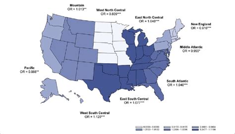 Estimated Odds Ratios For Having Multiple Chronic Conditions Among