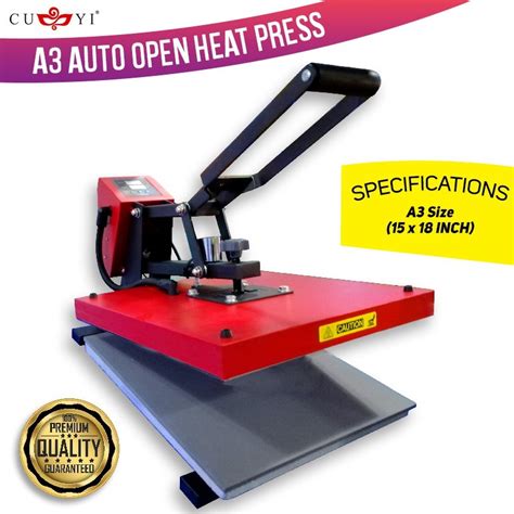 Cuyi Quaff Heat Press Machine A Size Cm Inch Flatbed