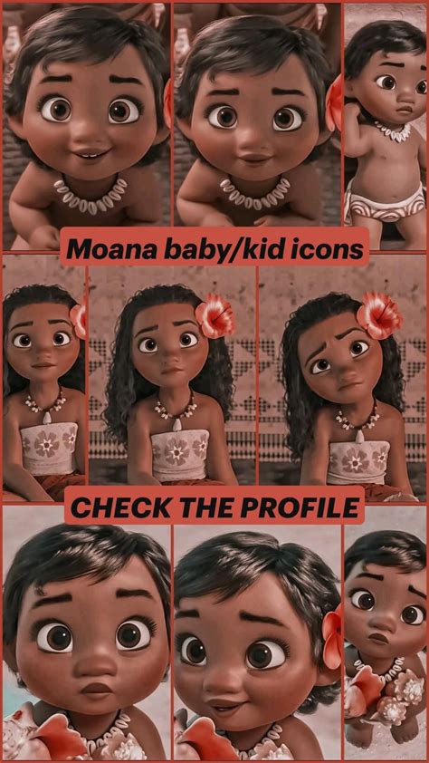 Moana Baby Kid Icons Check The Profile Artofit
