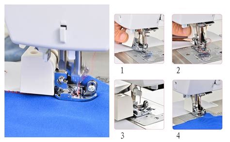 Side Cutter Overlock Presser Foot Zig Zag Feet Sewing Machine Attachment Replacement Parts For