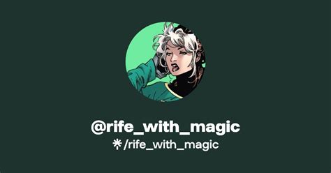 Rife With Magic Twitter Instagram Linktree